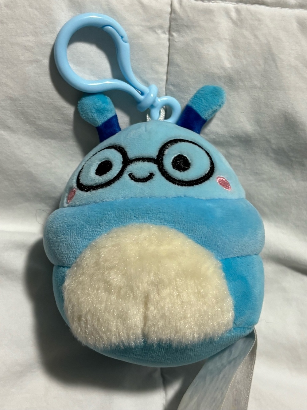 Plush Blue Snail Clip-On Accessory Squishmallows